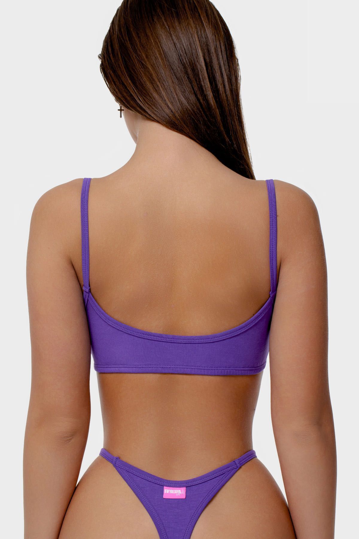 Белье базовое, фиолетовый - Фото 6