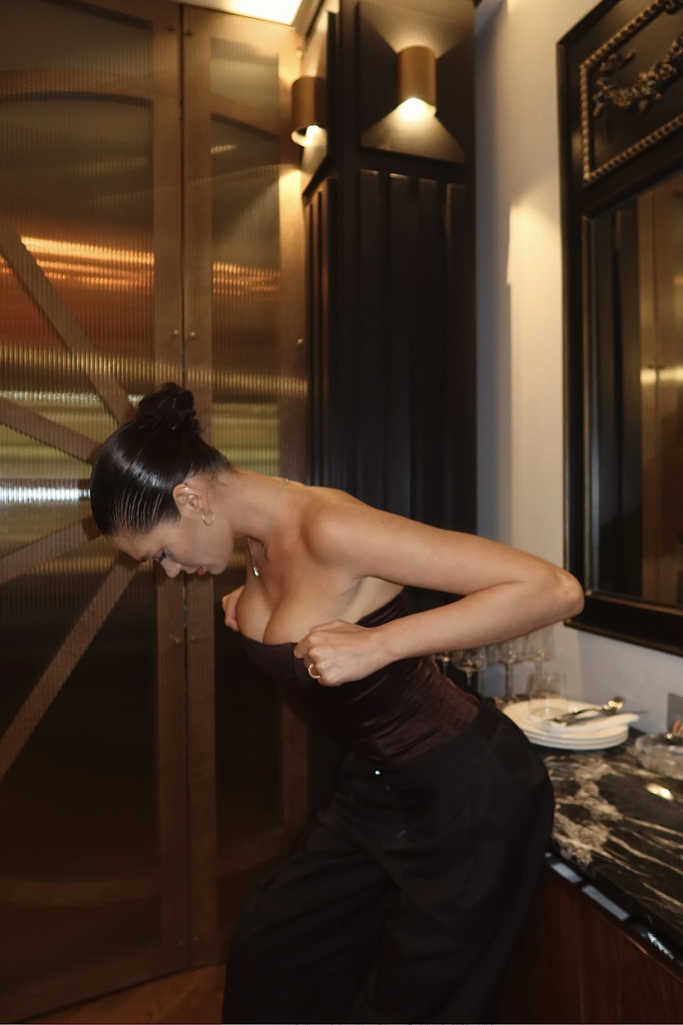 Топ - бандо, шоколадный - Фото 6