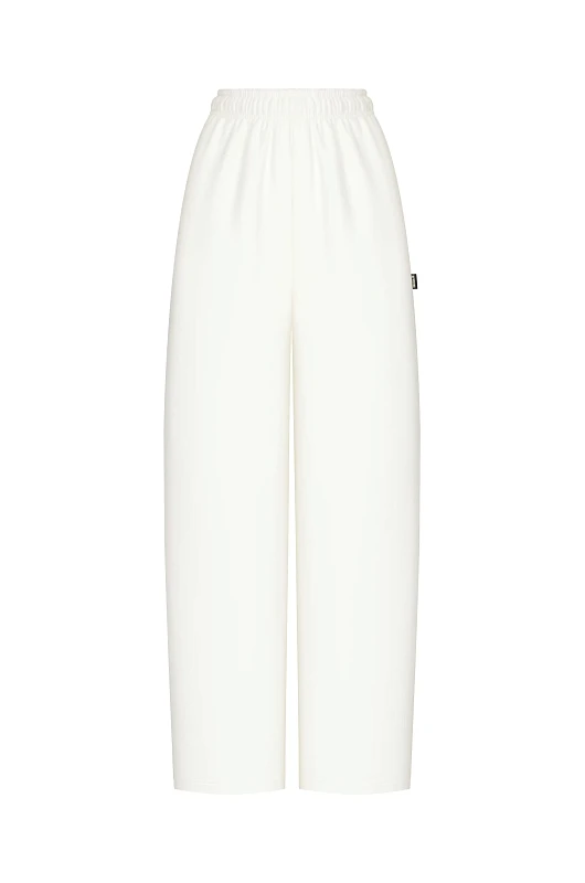 Брюки объемные SVYATAYA, молочный - Фото 1