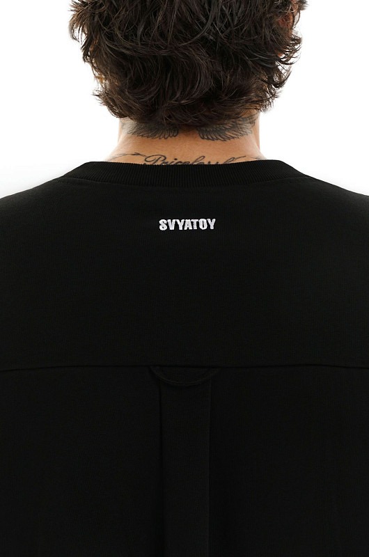 Футболка базовая charity giver 2, черный - Фото 5