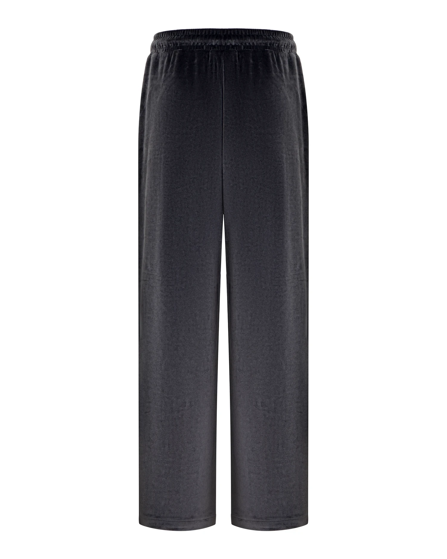 Брюки из велюра SVYATOY, графитовый - Фото 2