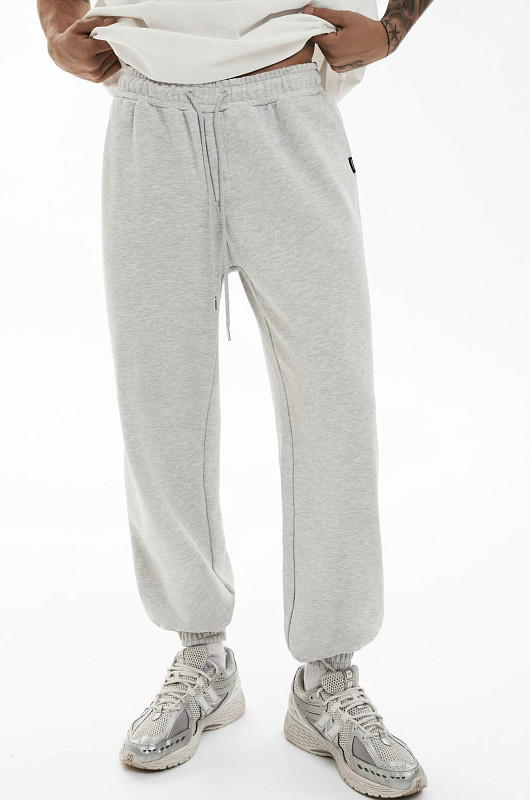 Джоггеры SVYATOY, молочный меланж - Фото 1