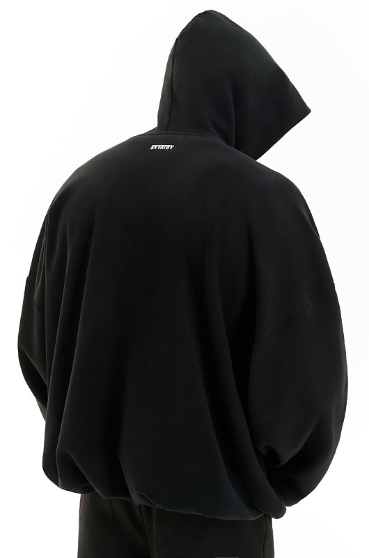 Худи oversize SVYATOY, черный - Фото 3