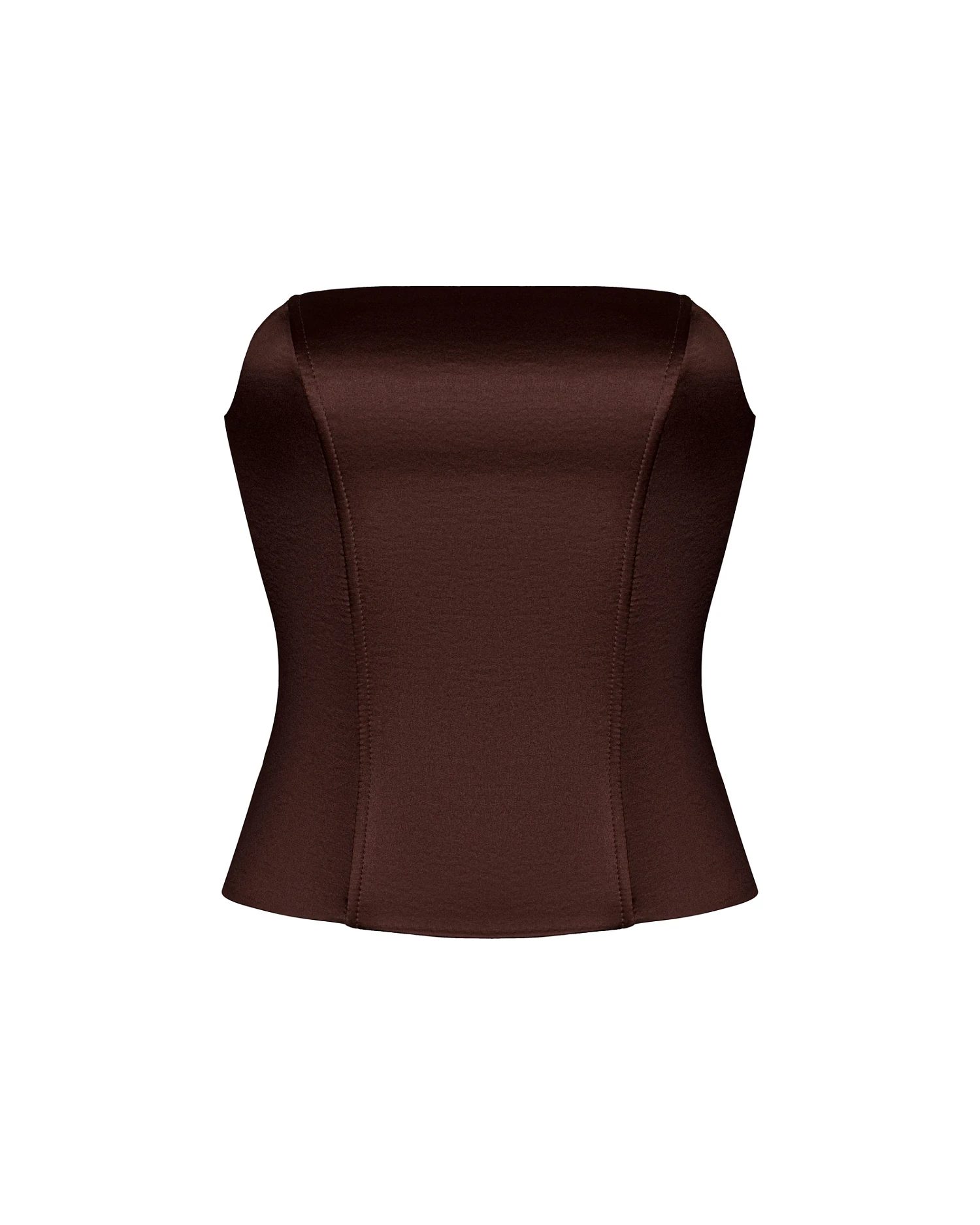 Топ - бандо, шоколадный - Фото 1