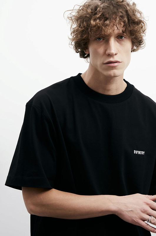 Футболка базовая SVYATOY, черный - Фото 2
