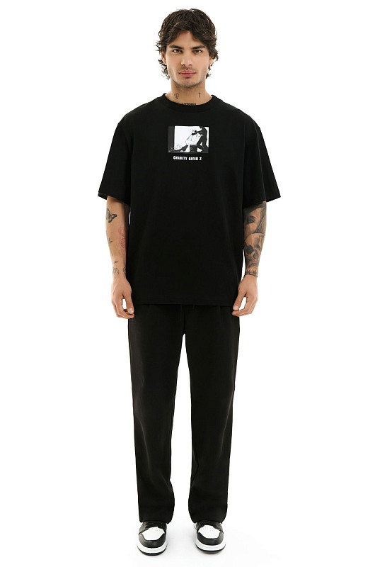 Футболка базовая charity giver 2, черный - Фото 7