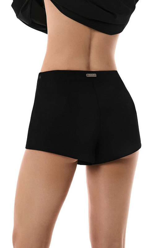 Шорты мини, черный - Фото 2