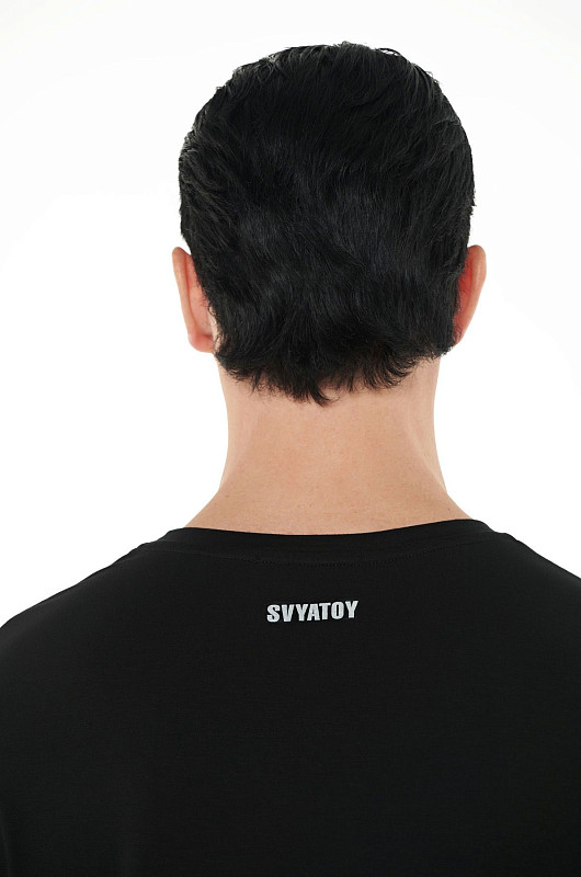 Футболка SOFT, черный - Фото 7