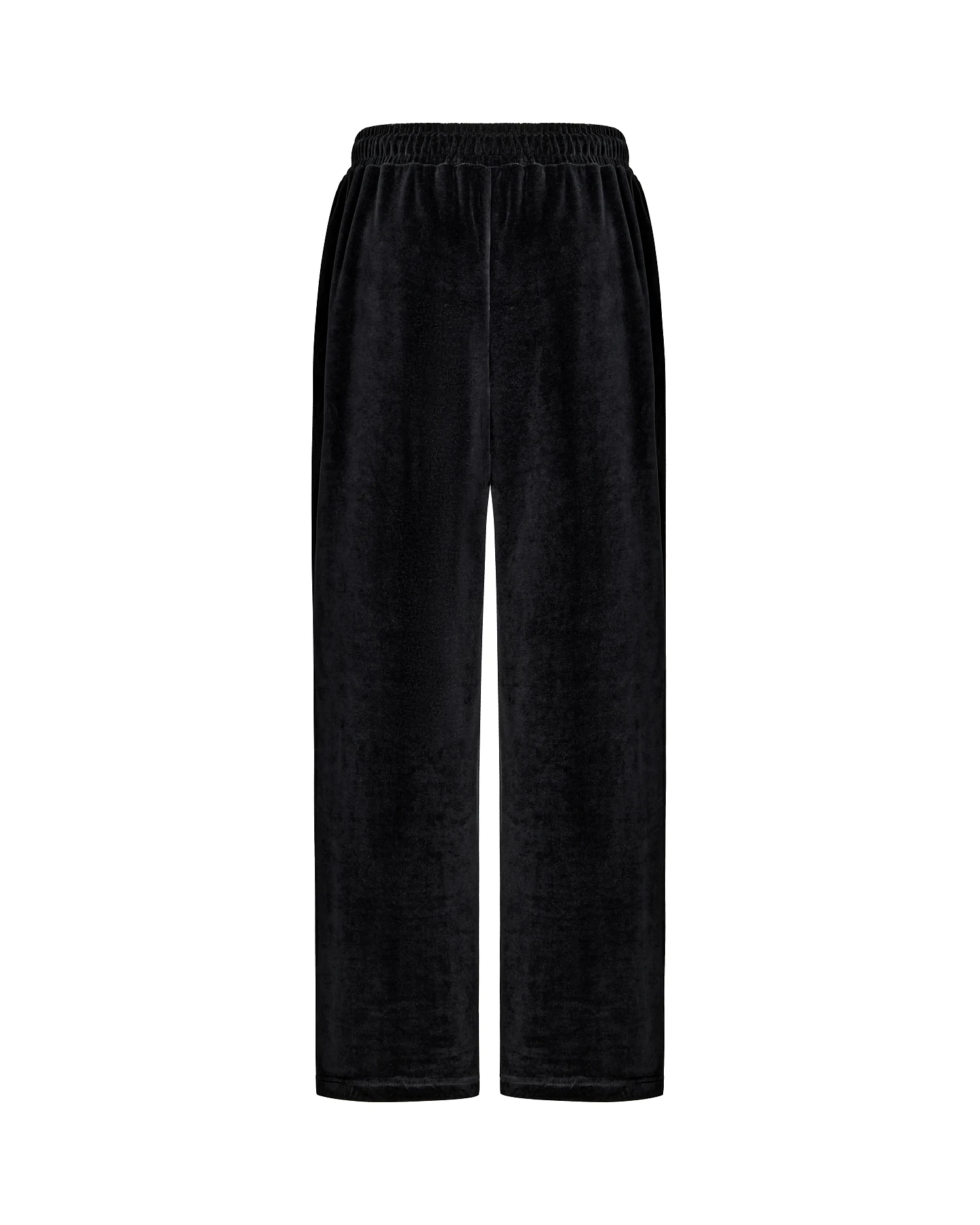 Брюки из велюра SVYATOY, черный - Фото 2