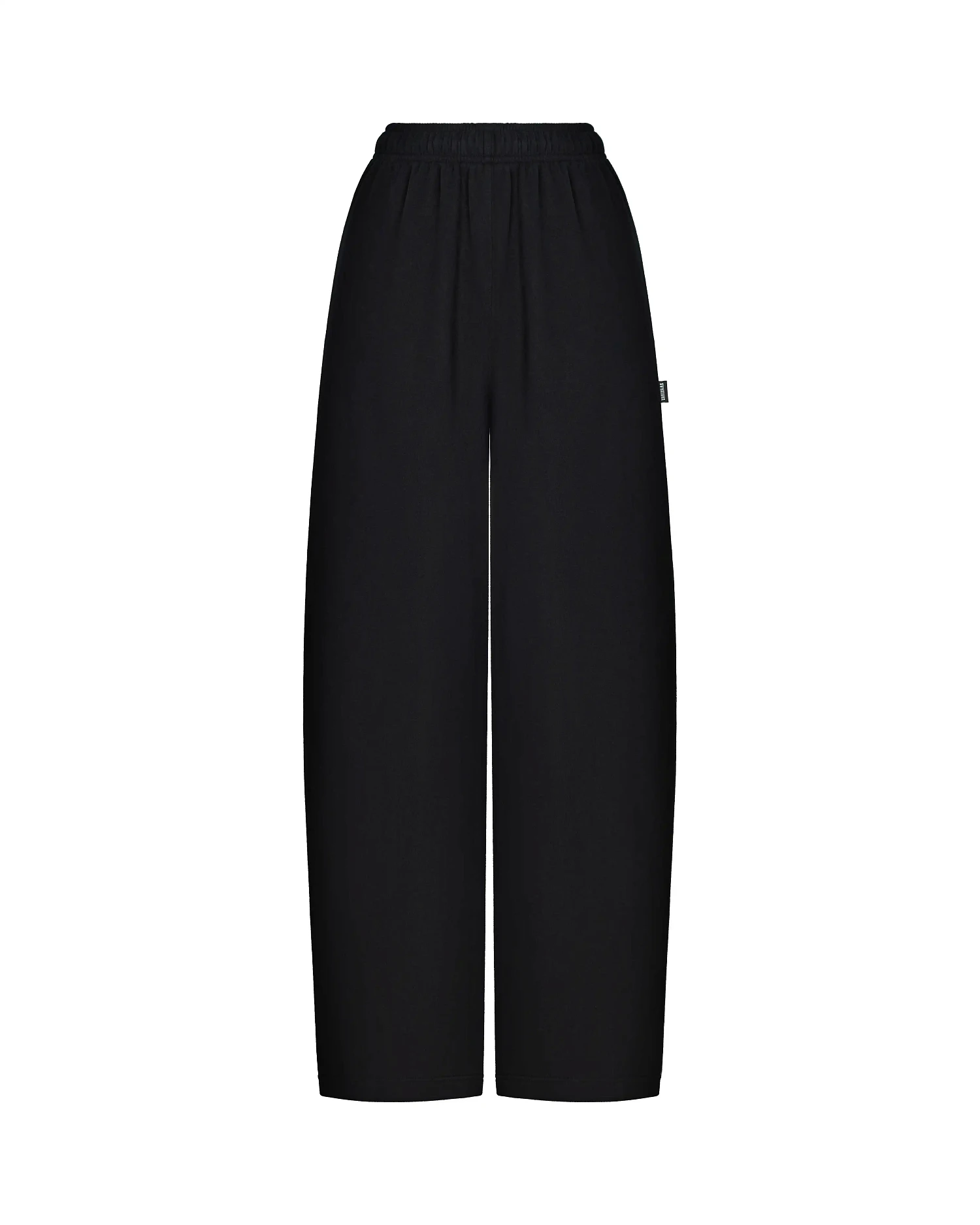 Брюки объемные SVYATAYA, черный - Фото 1