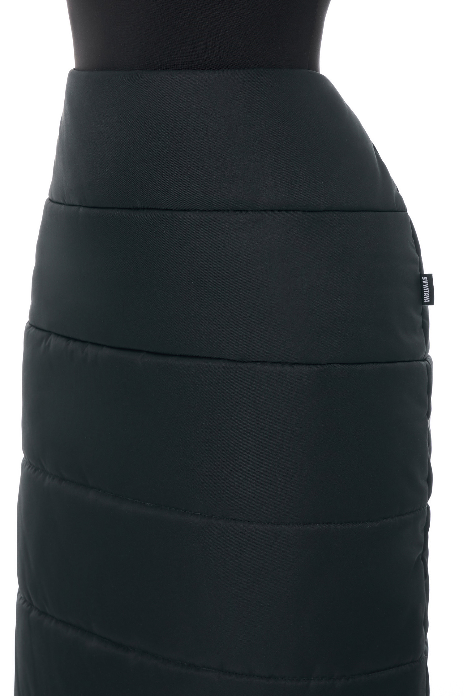 Юбка из мембраны, черный - Фото 2