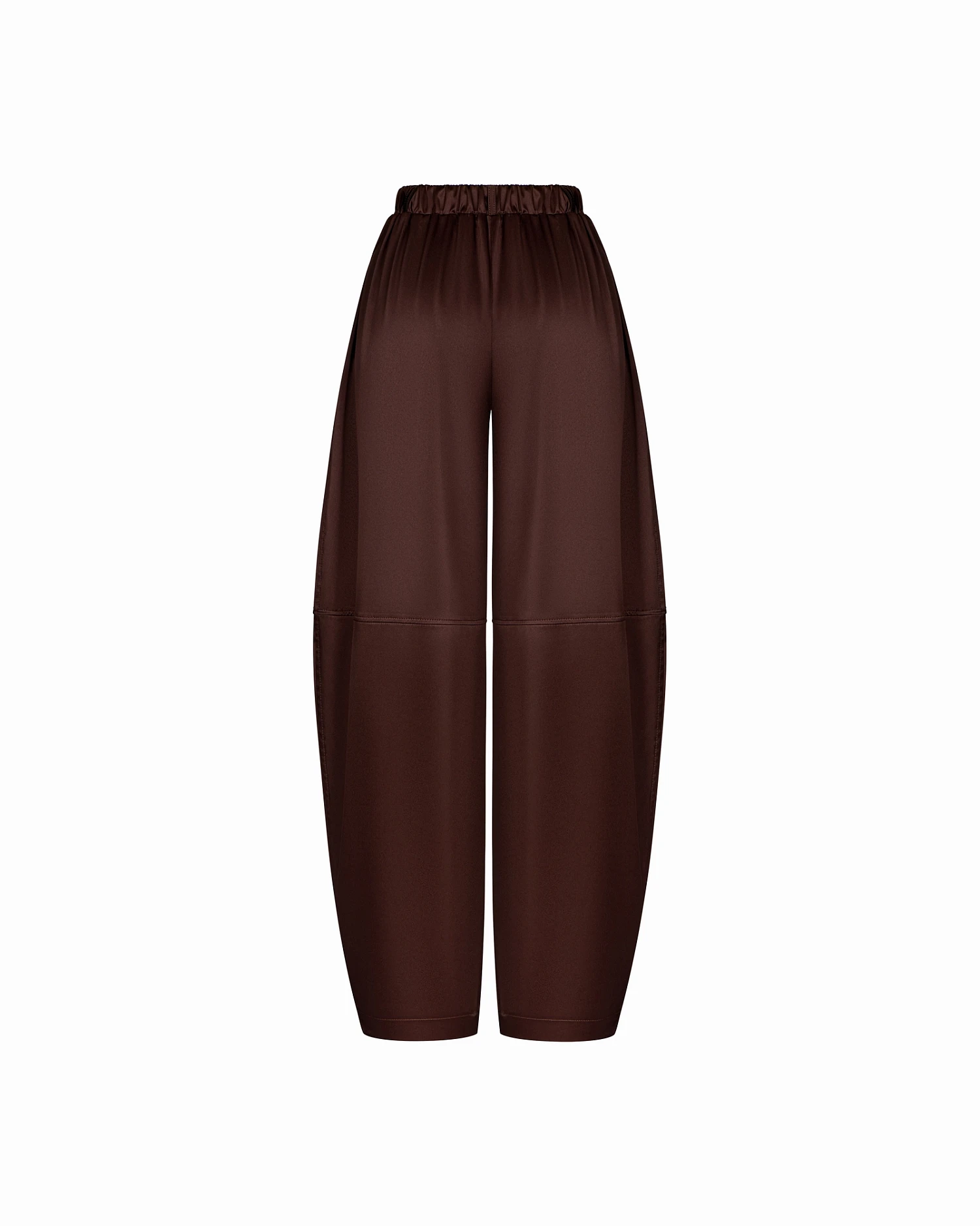 Брюки с защипами SVYATAYA, шоколадный - Фото 2