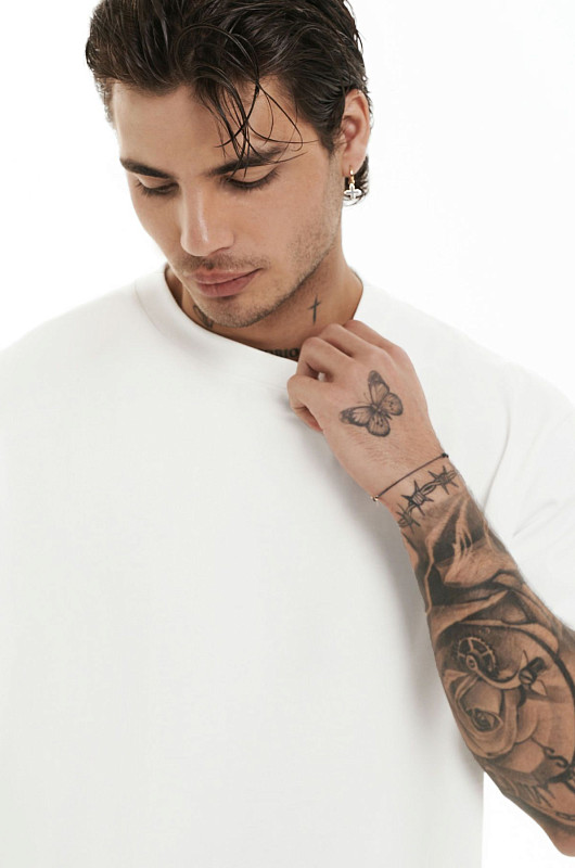 Футболка полуобъемная SVYATOY, молочный - Фото 2