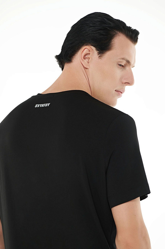 Футболка SOFT, черный - Фото 2