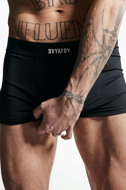Трусы SVYATOY из микроволокна, черный - Фото 4