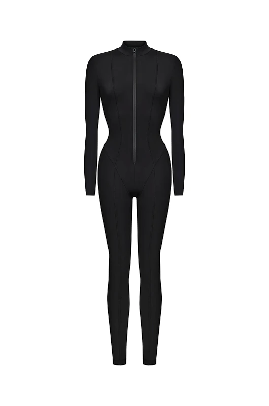 Комбинезон СВЯТАЯ, черный - Фото 1