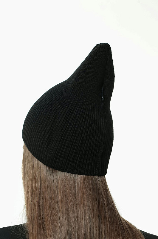 Шапка базовая, черный - Фото 3