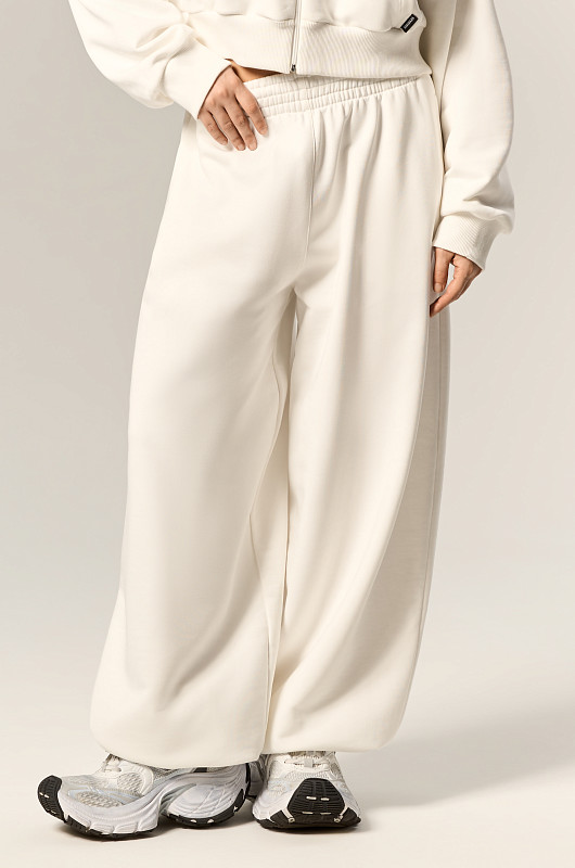 Брюки oversize SVYATAYA, молочный - Фото 2