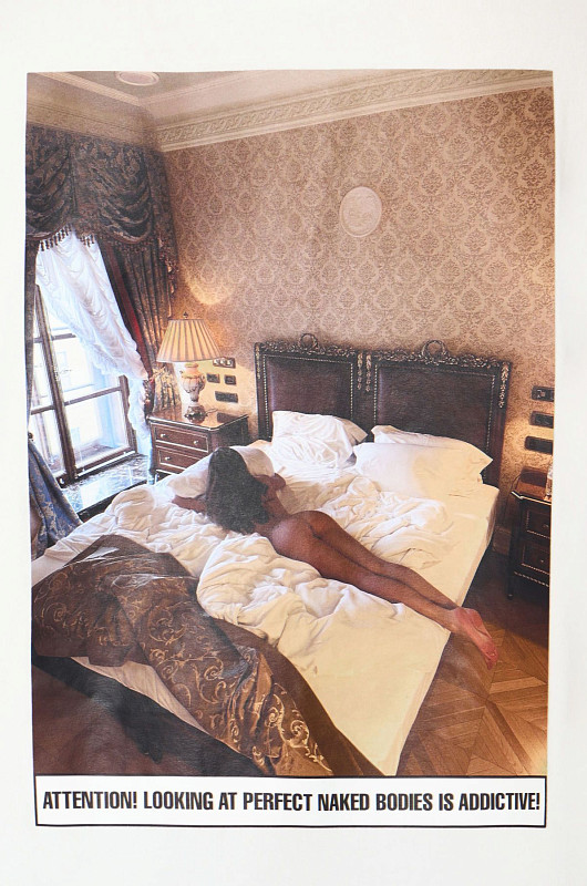 Футболка oversize с иллюстрацией, молочный - Фото 6