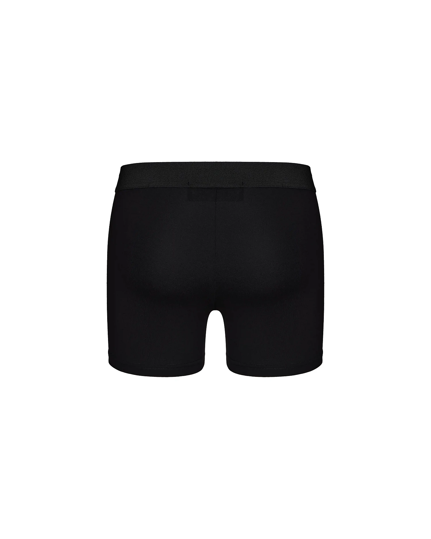 Трусы из вискозы с вышивкой "S", черный - Фото 2