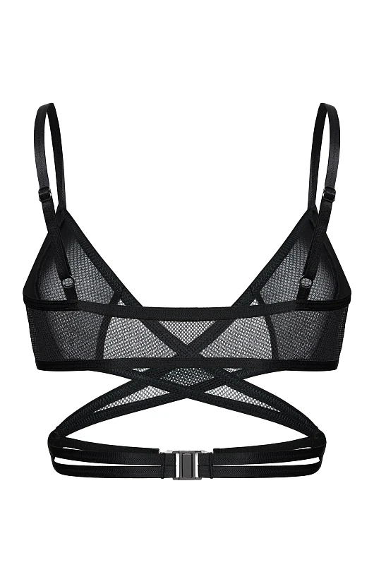 Бра с запахом, черный - Фото 2