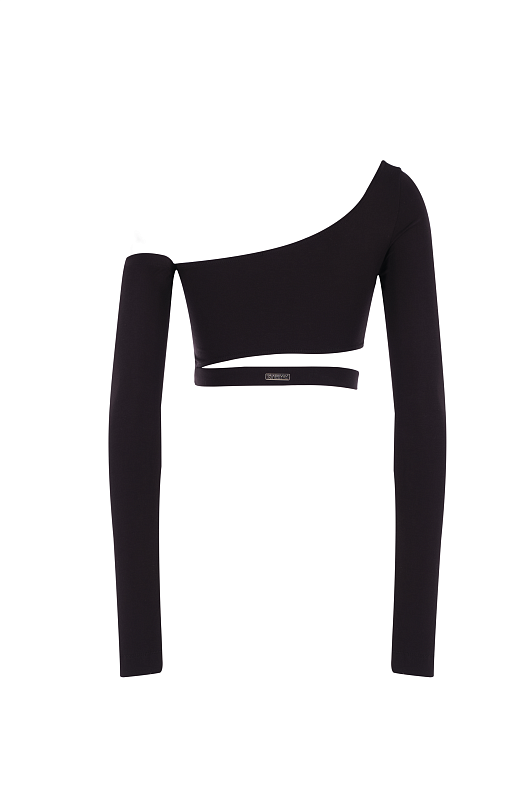 Топ с вырезами SVYATAYA, черный - Фото 2