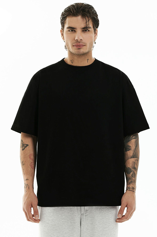 Футболка полуобъемная SVYATOY, черный - Фото 3