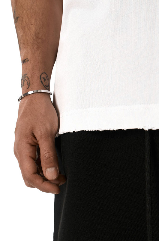 Футболка с рваным эффектом SVYATOY, белый - Фото 3