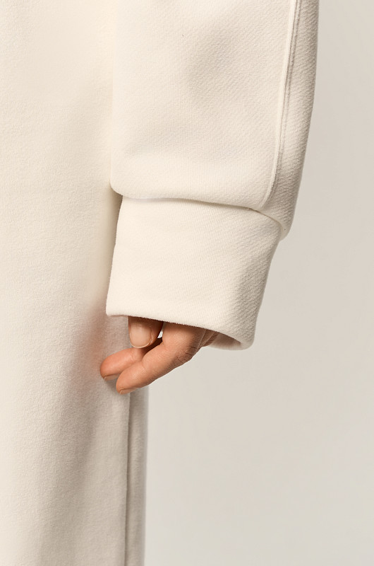 Зип - худи SVYATAYA укороченный, молочный - Фото 6