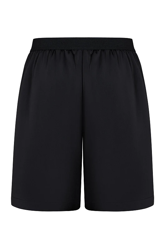 Шорты шелковые SVYATOY, черный - Фото 2