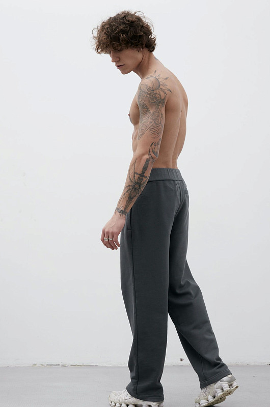 Брюки SVYATOY, дымчатый - Фото 3