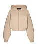 Зип - худи SVYATAYA укороченный, бежевый