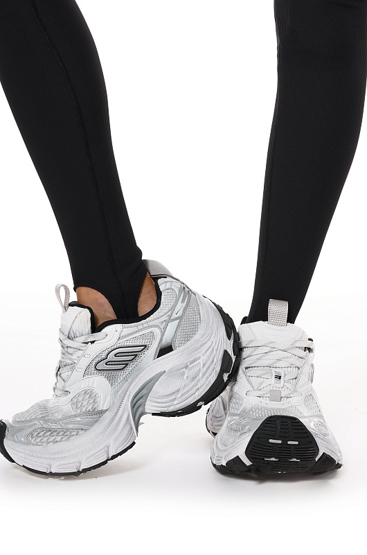 Лосины со штрипками, черный - Фото 5