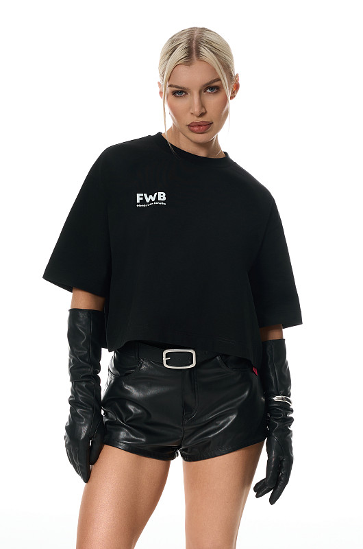 Футболка SVN "FWB", черный - Фото 1