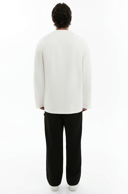 Лонгслив SVYATOY, молочный - Фото 6