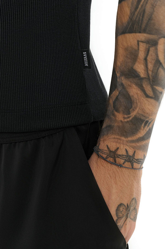 Брюки шелковые SVYATOY, черный - Фото 6