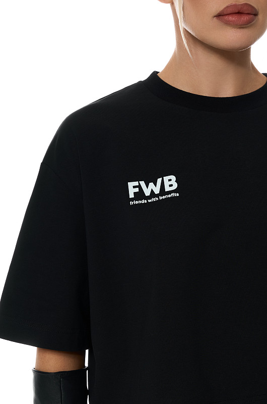Футболка SVN "FWB", черный - Фото 3