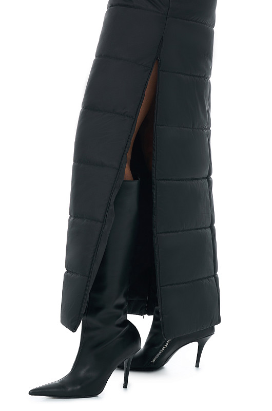 Юбка из мембраны, черный - Фото 3