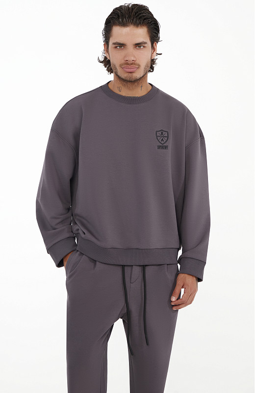 Свитшот SVYATOY, серый - Фото 3