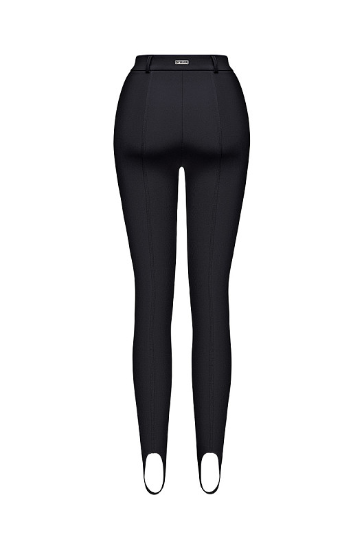 Леггинсы со штрипками SVYATAYA, черный - Фото 2