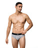 Трусы брифы, серый