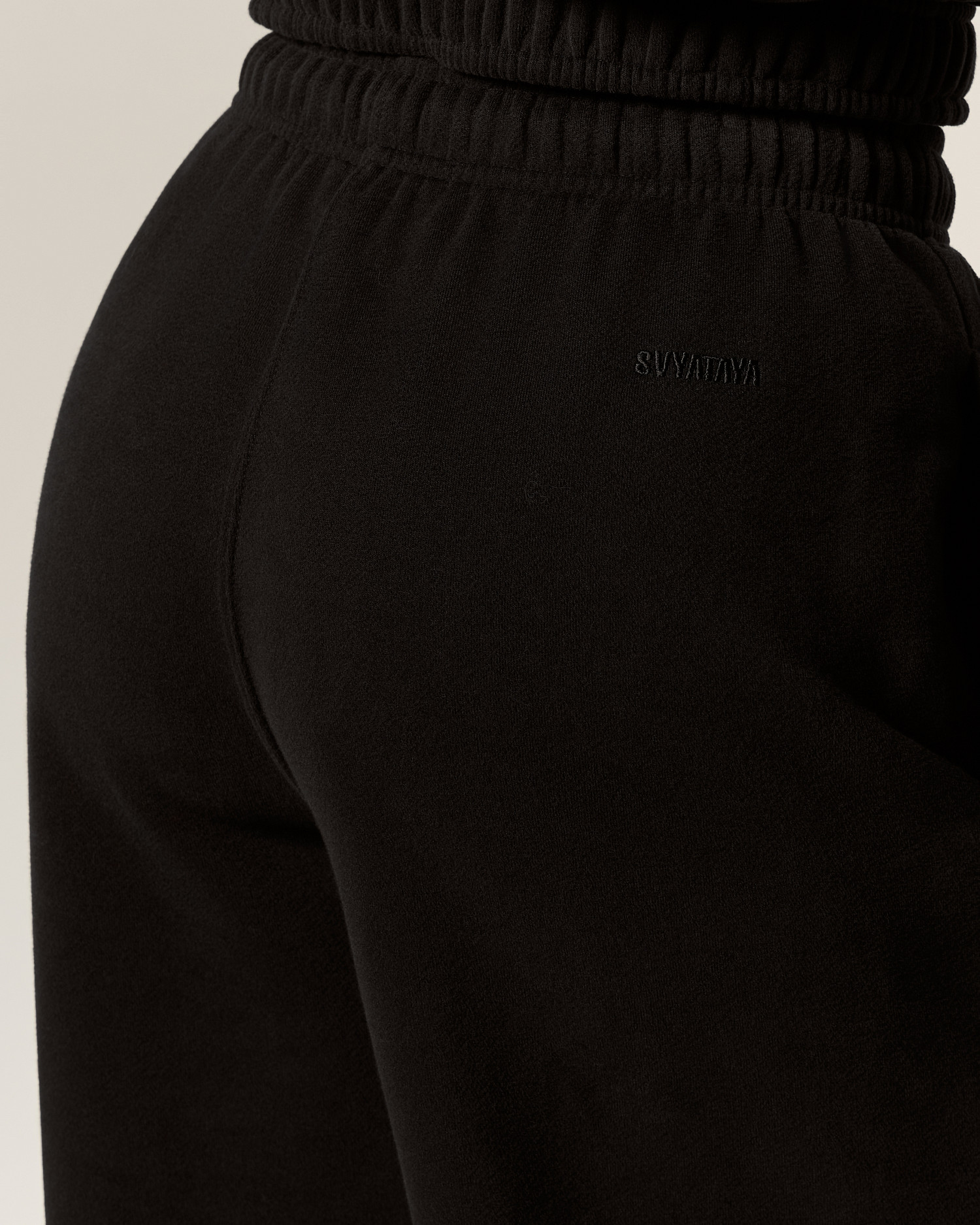 Брюки объемные SVYATAYA, черный - Фото 5