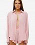 Рубашка из легкой ткани с принтом, розовый - Фото превью 1