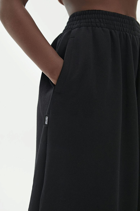 Брюки oversize SVYATAYA, черный - Фото 2