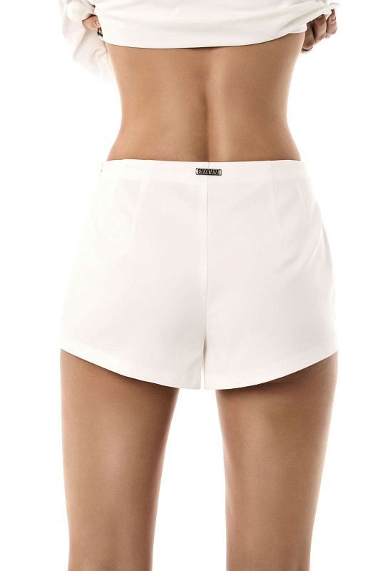 Шорты мини, молочный - Фото 2