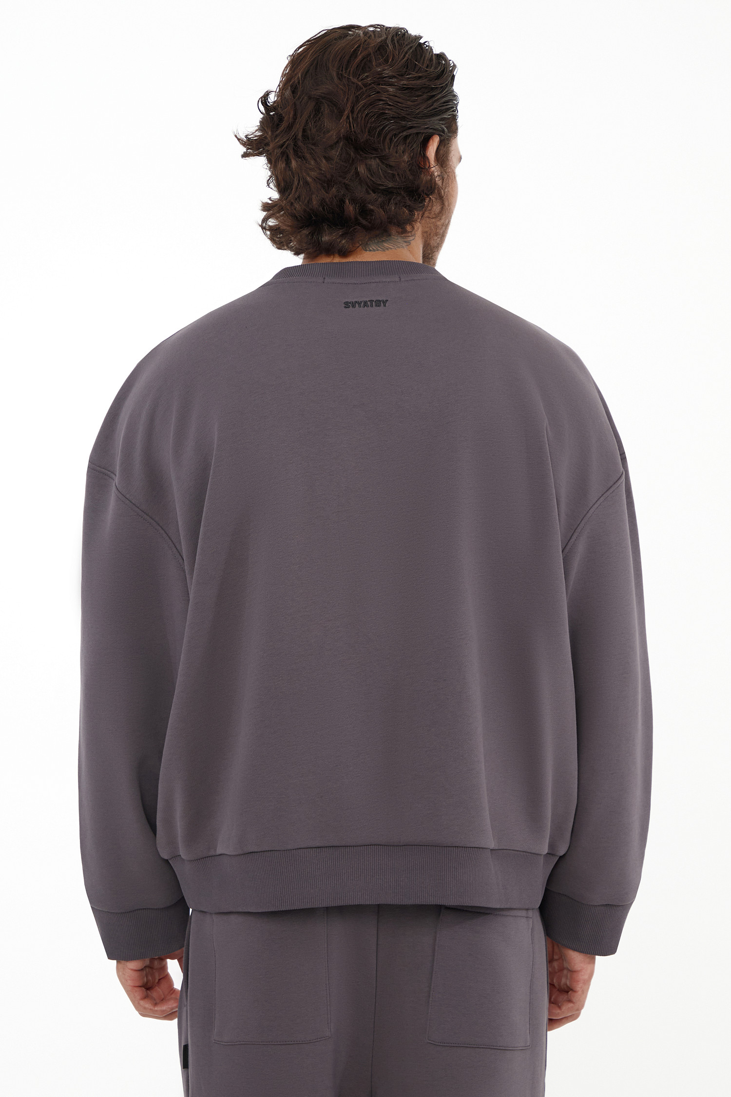 Свитшот SVYATOY, серый - Фото 2