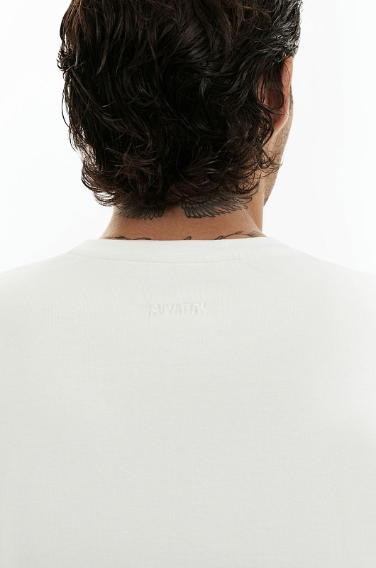 Лонгслив SVYATOY, молочный - Фото 5