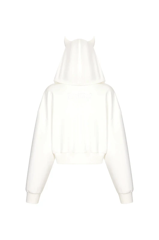 Худи - чертенок, молочный - Фото 2