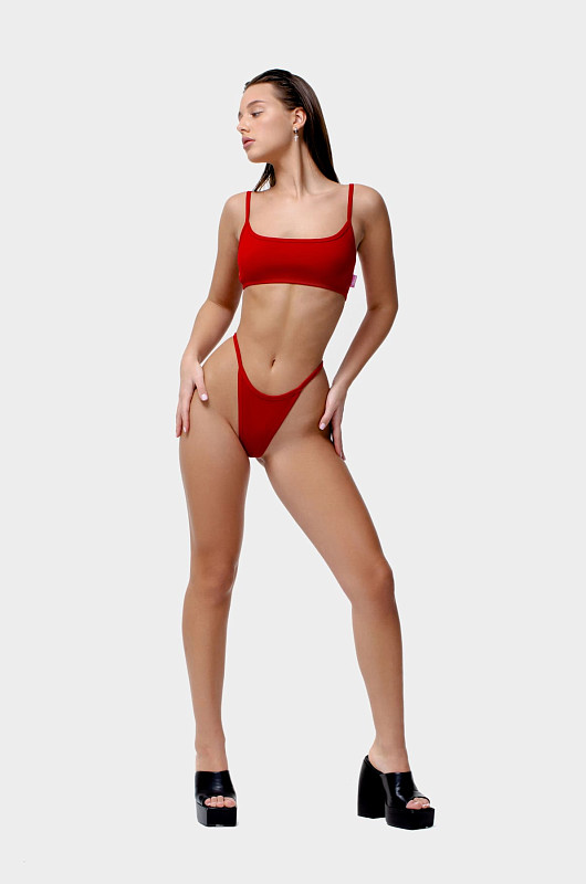 Белье базовое, красный - Фото 6