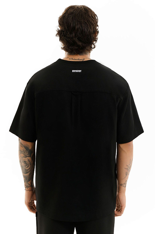 Футболка базовая charity giver 3, черный - Фото 5